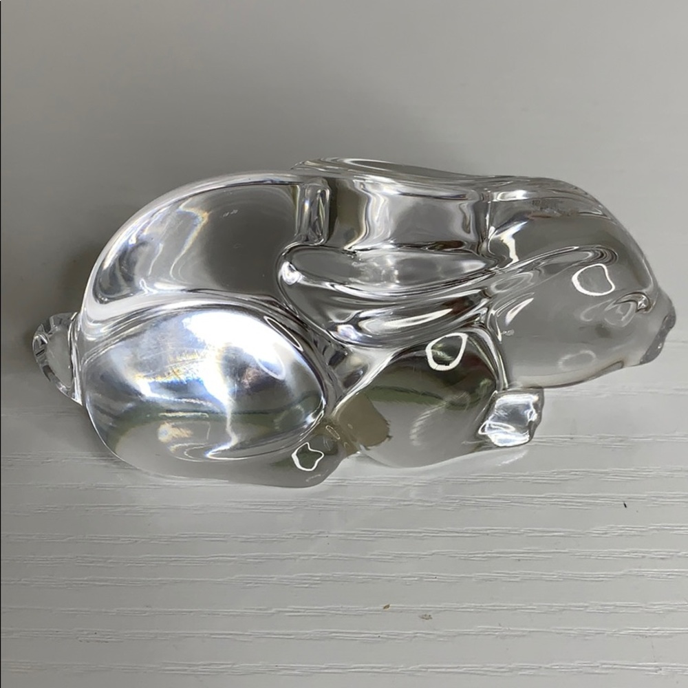 Princess House Crystal Bunny Paperweight